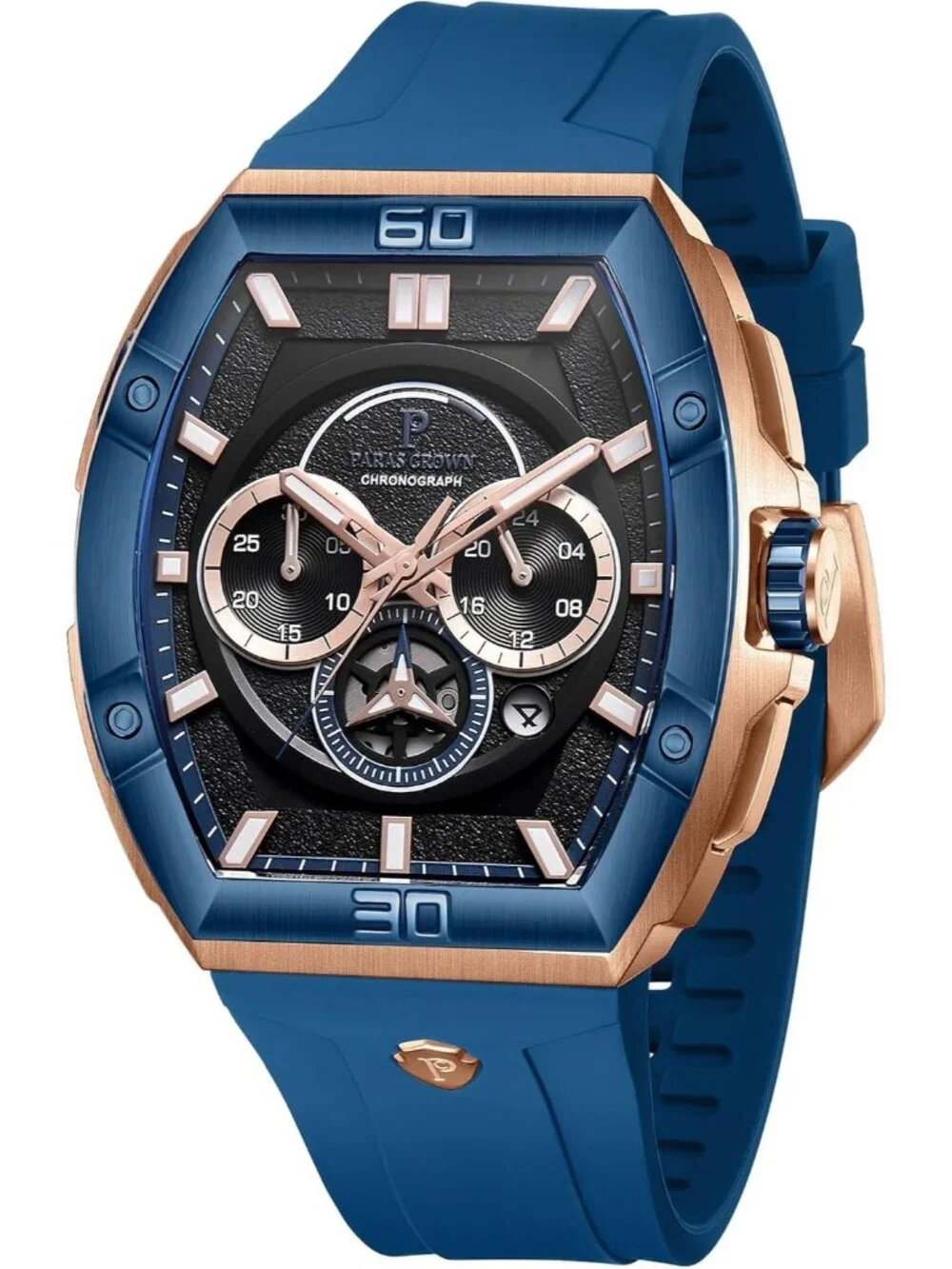 Men's Blue Luxury Fashion Analog Waterproof Luminous Quartz Classic Wrist Watch